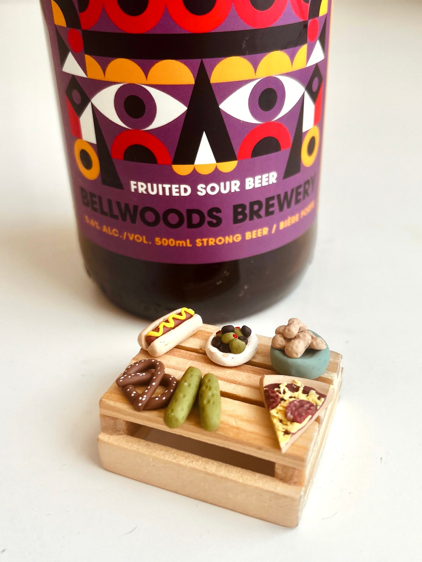 Miniature Polymer Clay Beer Snacks X Bellwoods Brewery