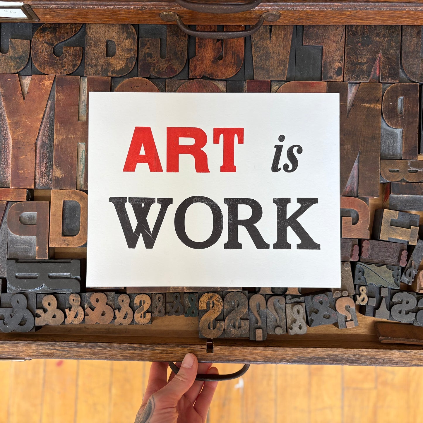 Letterpress Posters *OFFSITE*
