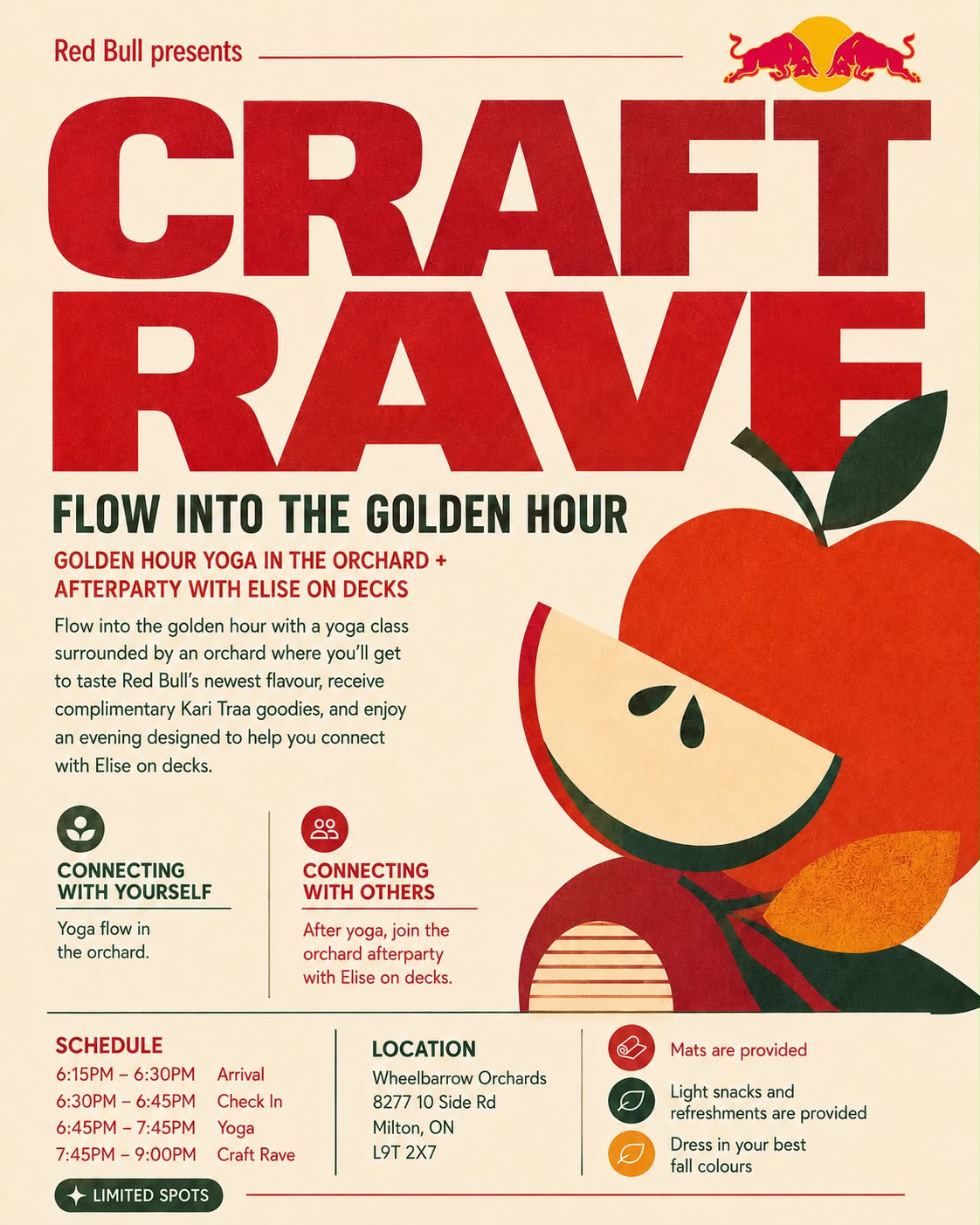 Yoga Craft Rave! X Red Bull