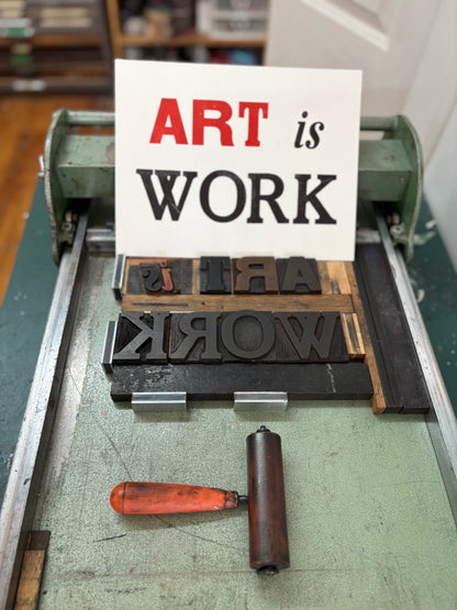 Letterpress Posters *OFFSITE*