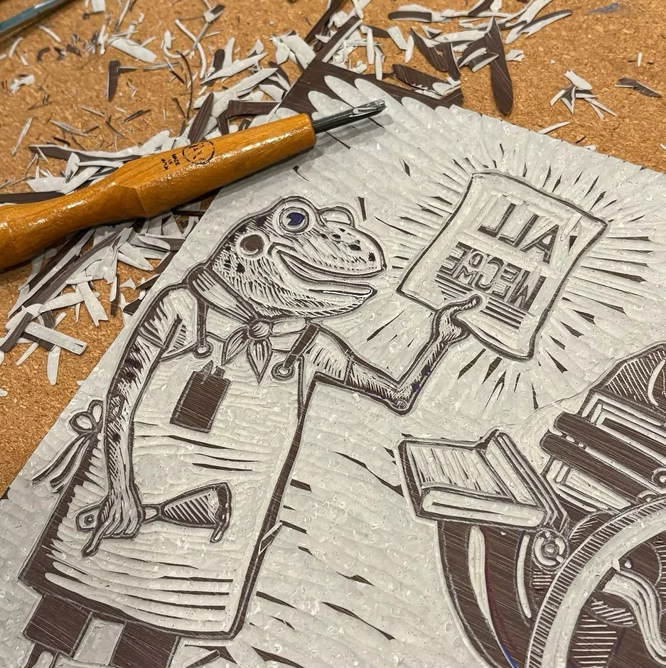Linocut Printing X Bellwoods Brewery